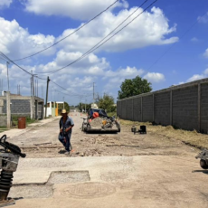 Muzquiz: Supervisan trabajos de mejoramiento urbano en la colonia Las Aves