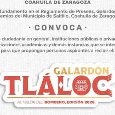 Galardón TLALOC, gran reconocimiento de Saltillo a Bomberos